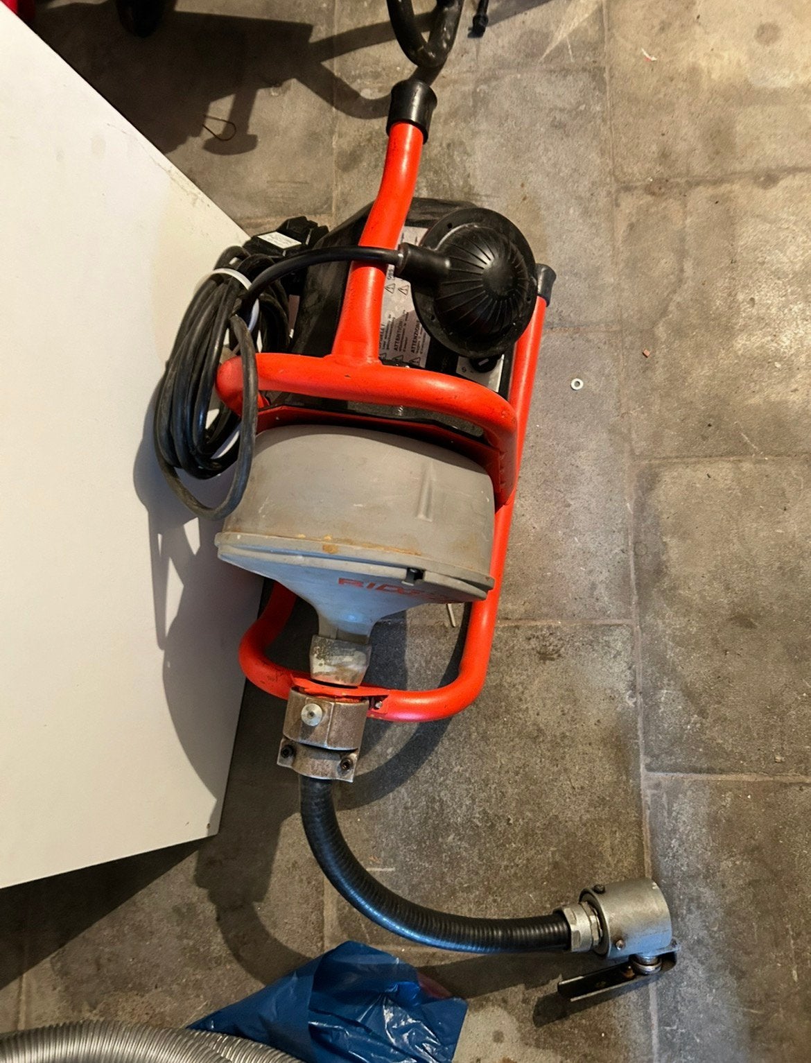 Déboucheur ridgid k40, Enlèvement