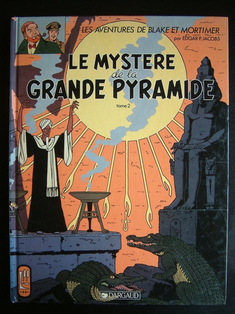 Blake et Mortimer, Le mystère de la grande pyramide, T2 [EO], Livres, Enlèvement ou Envoi, Edgar P. Jacobs, Une BD, Utilisé