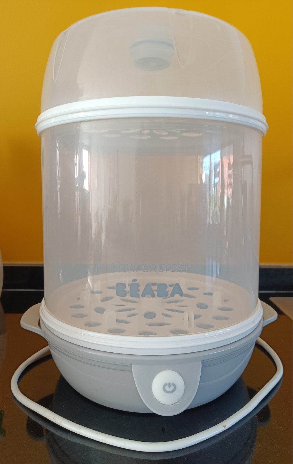Béaba sterilisator, Ophalen, Sterilisator