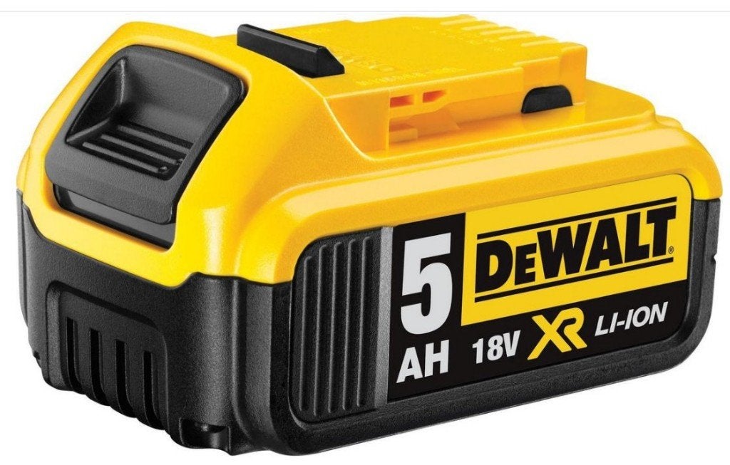 dewalt accu dcb184 18V 5Ah + dewalt oplader DCB115, Tuin en Terras, Ophalen, Zo goed als nieuw, Accu, Dewalt