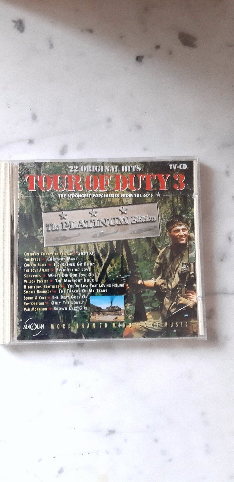3 cd's TOUR OF DUTY 3 + 4 + 5, Enlèvement ou Envoi, Utilisé