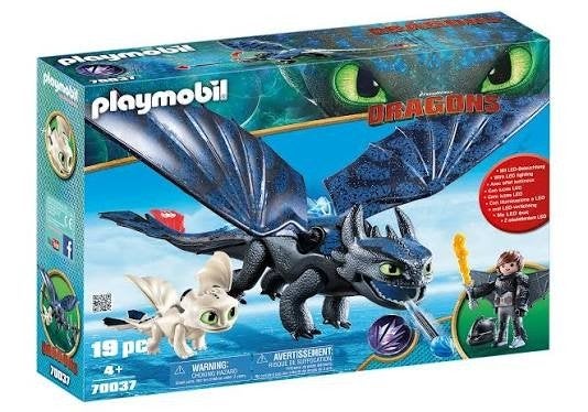 PLAYMOBIL Dragons Tandloos en Hikkie met Babydraak - 70037, Ophalen, Complete set, Zo goed als nieuw, Dragons
