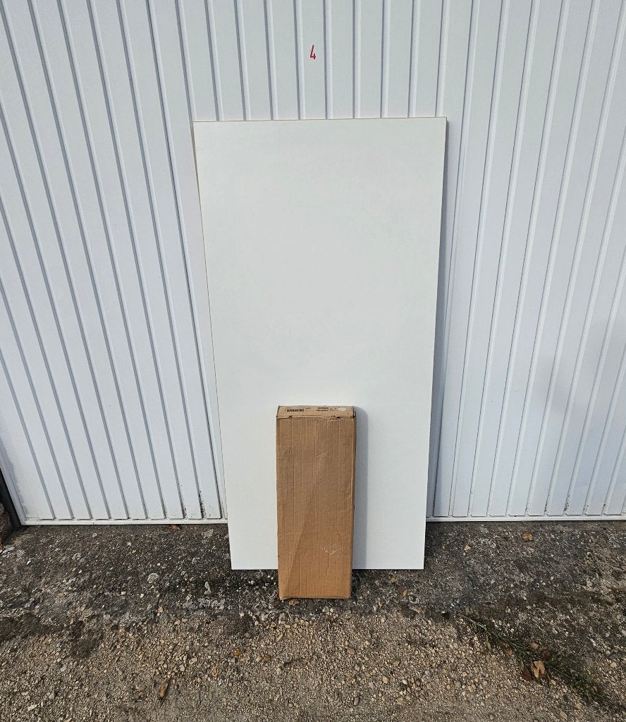 Elektrische zit sta  bureau Linak smart 160x80cm wit, Huis en Inrichting, Ophalen, Zit-sta bureau, 160 cm, Elektrisch