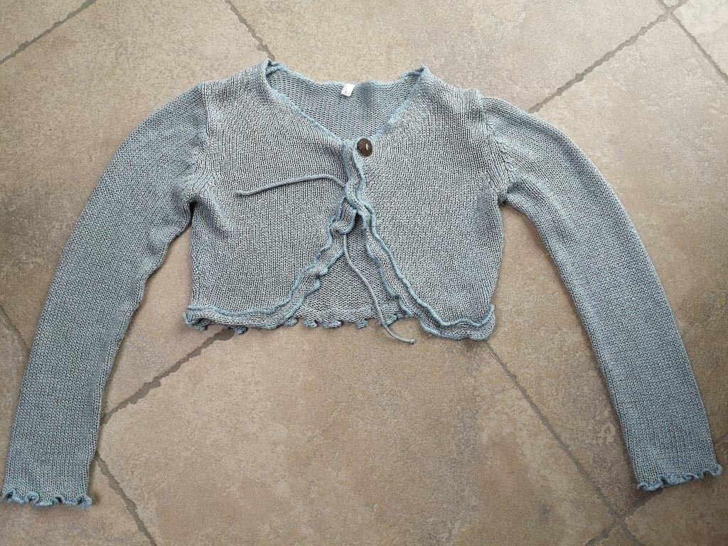 Mooie blauwe gilet mt Medium, Maat 38/40 (M), Blauw, JBC, Ophalen of Verzenden