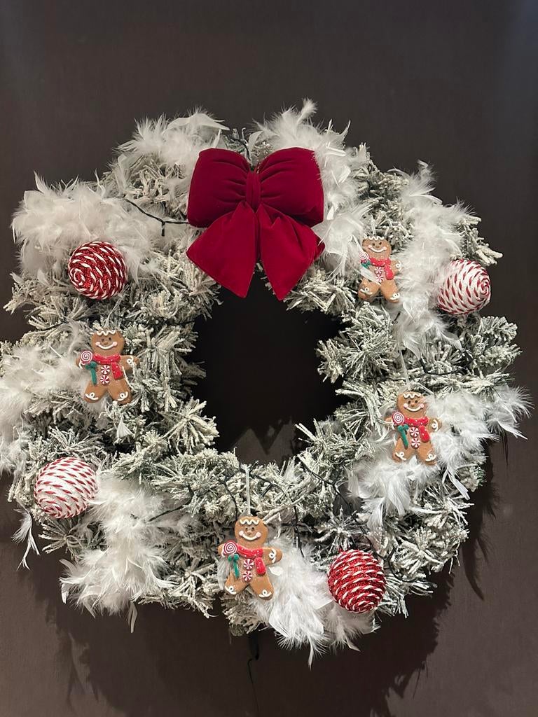 Kerstkrans 80 cm diameter nieuw!, Huis en Inrichting, Ophalen, Nieuw