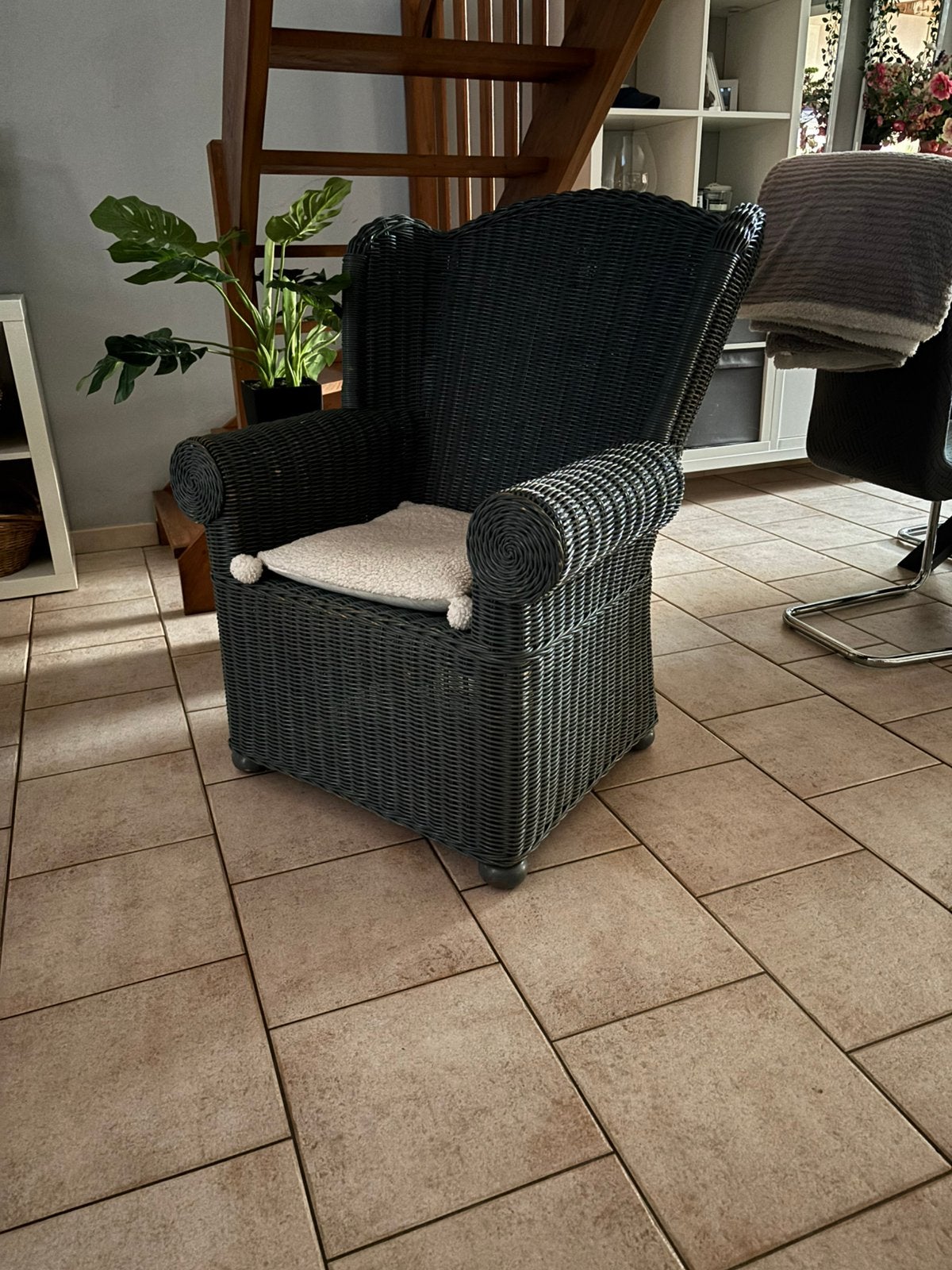 Fauteuil en rotin, Jardin & Terrasse, Enlèvement, Comme neuf
