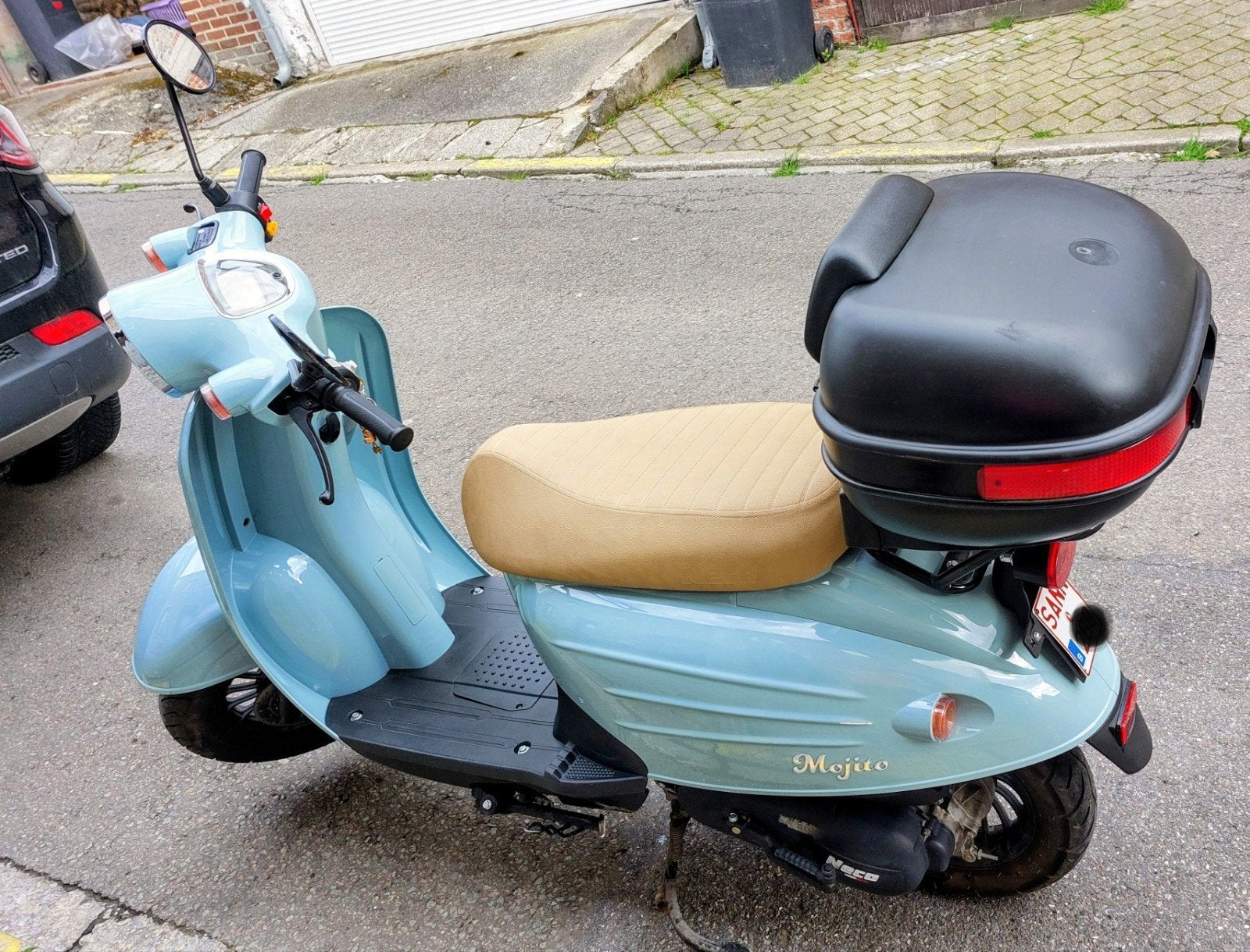 Scooter rétro neco mojito 49cc, Fietsen en Brommers, Snorfietsen en Snorscooters, Zo goed als nieuw, Benzine, Ophalen, Overige merken
