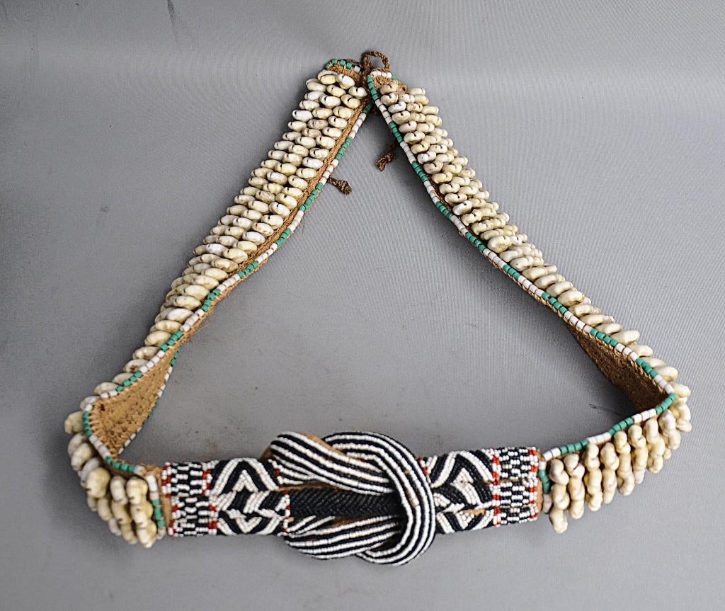 Ceinture royale de Kuba digne d'un musée, RD Congo,vers 1950, Enlèvement ou Envoi