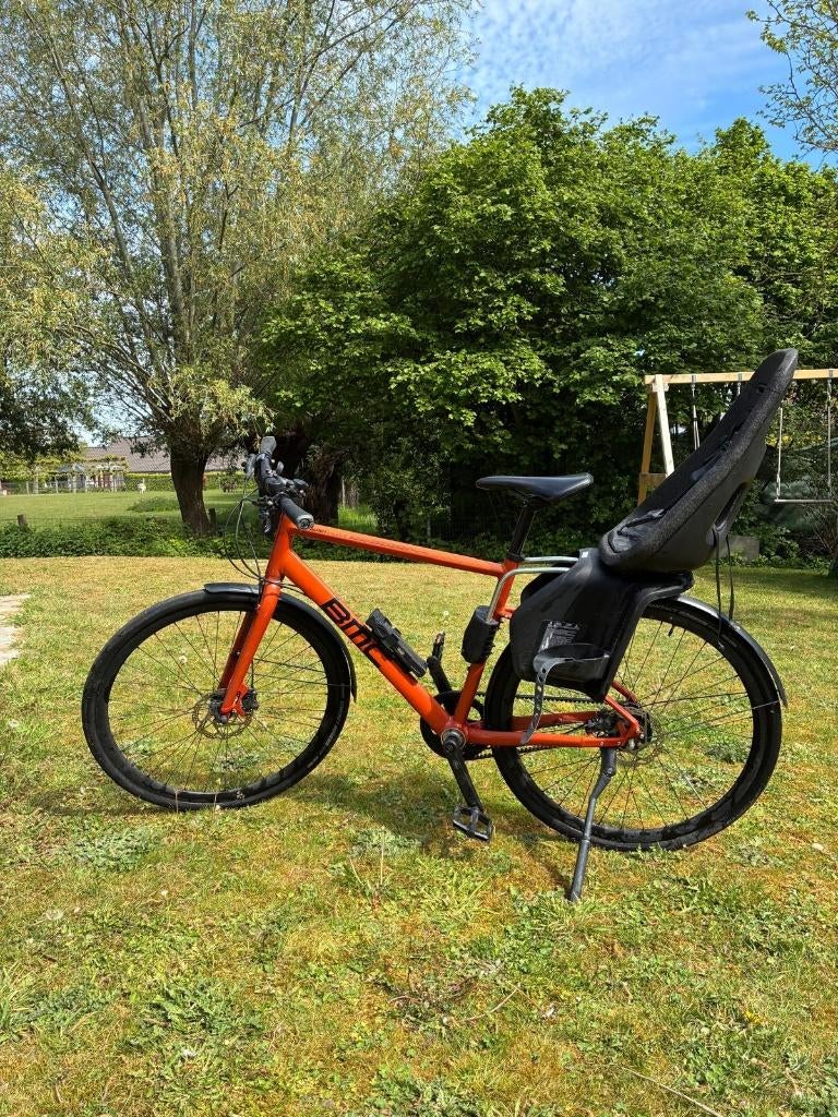 Thule fietsstoel: Yepp Nexxt Maxi. BMC fiets ook te koop!, Ophalen, Achterzitje, Yepp (Thule), 0 t/m 18 kg
