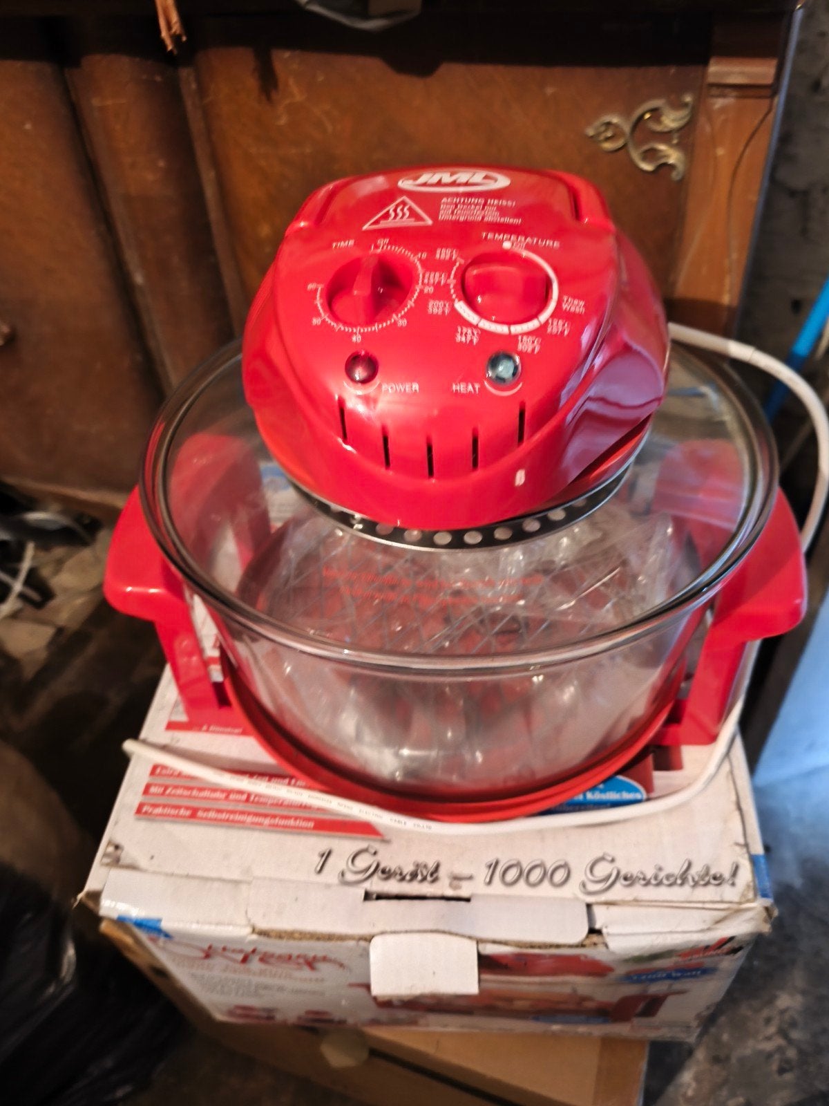 Four Halogène autocuiseur, Enlèvement