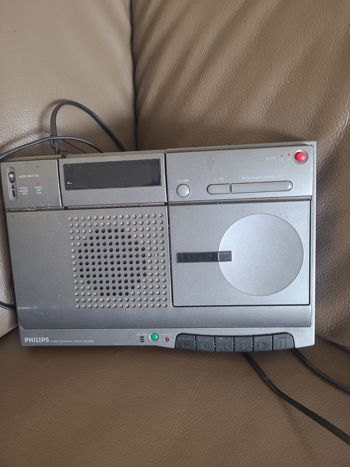 Philips AJ3820 Clockradio Cassette Recorder, Ophalen