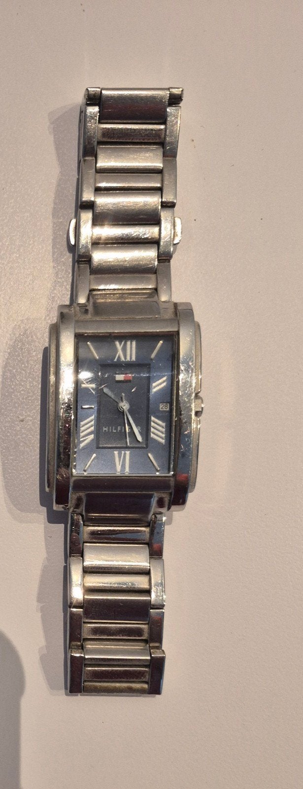 horloge Tommy hilfiger stainless steel, Ophalen of Verzenden, Zo goed als nieuw