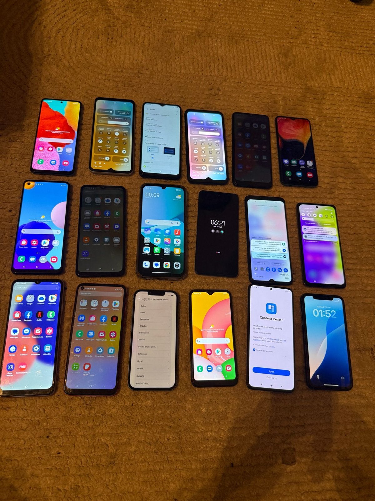 Vend lot de 19 gsm fonctionnelle, Ophalen of Verzenden, Zo goed als nieuw