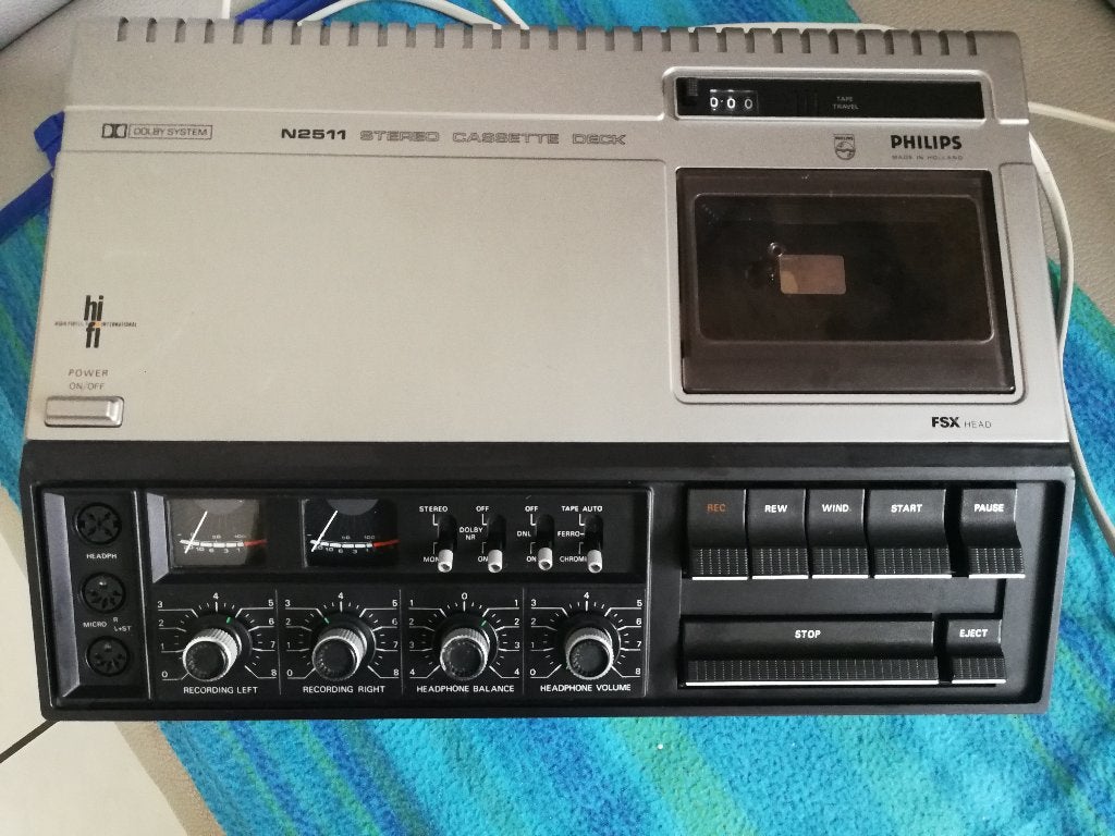 Philips N2511 en N2215 defect, Enlèvement, Simple, Philips, Tape counter