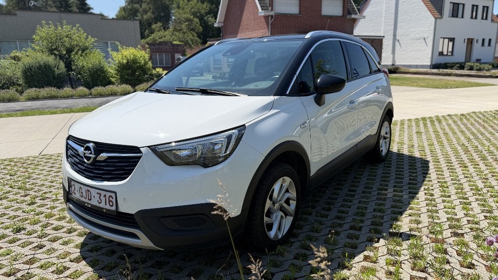 Opel Crossland EcoTEC, Auto's, Opel, Leder en Stof, Wit, Handgeschakeld, 5 deurs