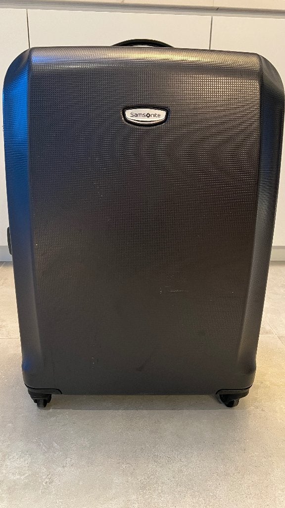 Reiskoffer Samsonite 69cm, Gebruikt, Hard kunststof, Wieltjes, Ophalen