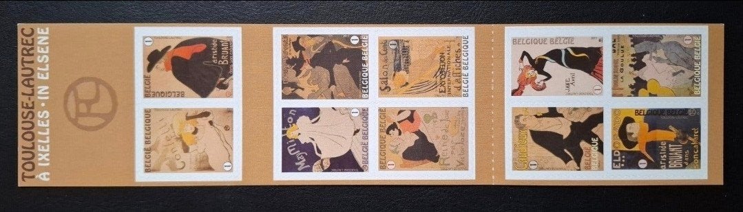 Belgique : COB 4145/54 ** Toulouse-Lautrec 2011, Sans timbre, Neuf, Enlèvement ou Envoi, Non oblitéré