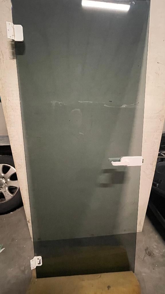 glazen deur, Doe-het-zelf en Bouw, Deuren en Vliegenramen, Ophalen, 80 tot 100 cm, Binnendeur, 200 tot 215 cm