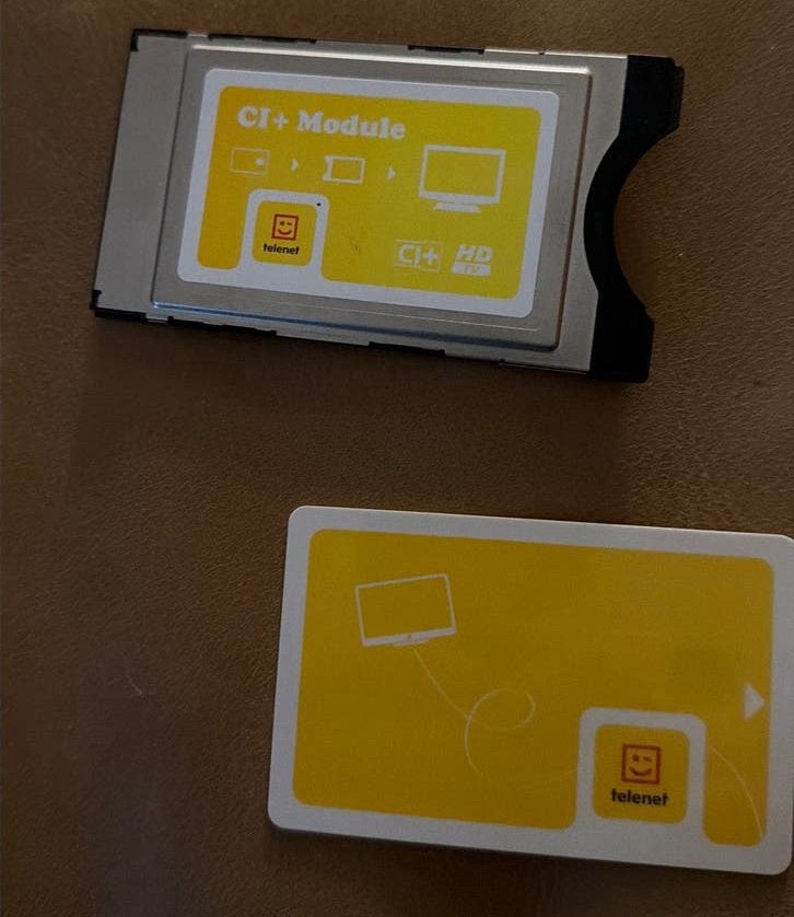 Telenet ci module ci+ tv met een kaartje dvb dvbt dvb-t, Audio, Tv en Foto, Verzenden, Zo goed als nieuw