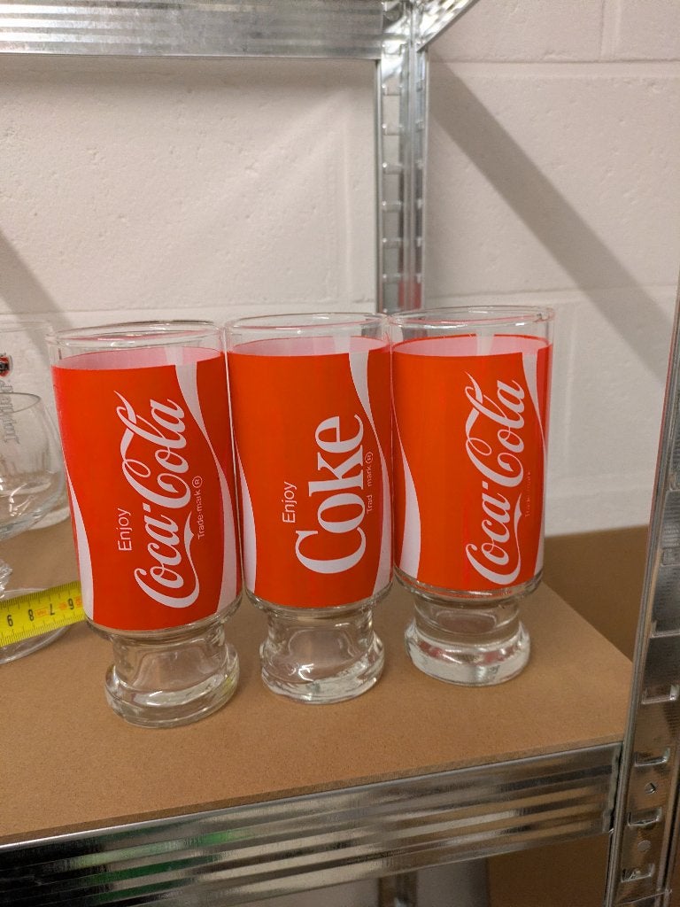 Verres Vintage (années 80-90), Huis en Inrichting, Keuken | Servies, Ophalen, Glas of Glazen, Gebruikt, Vintage