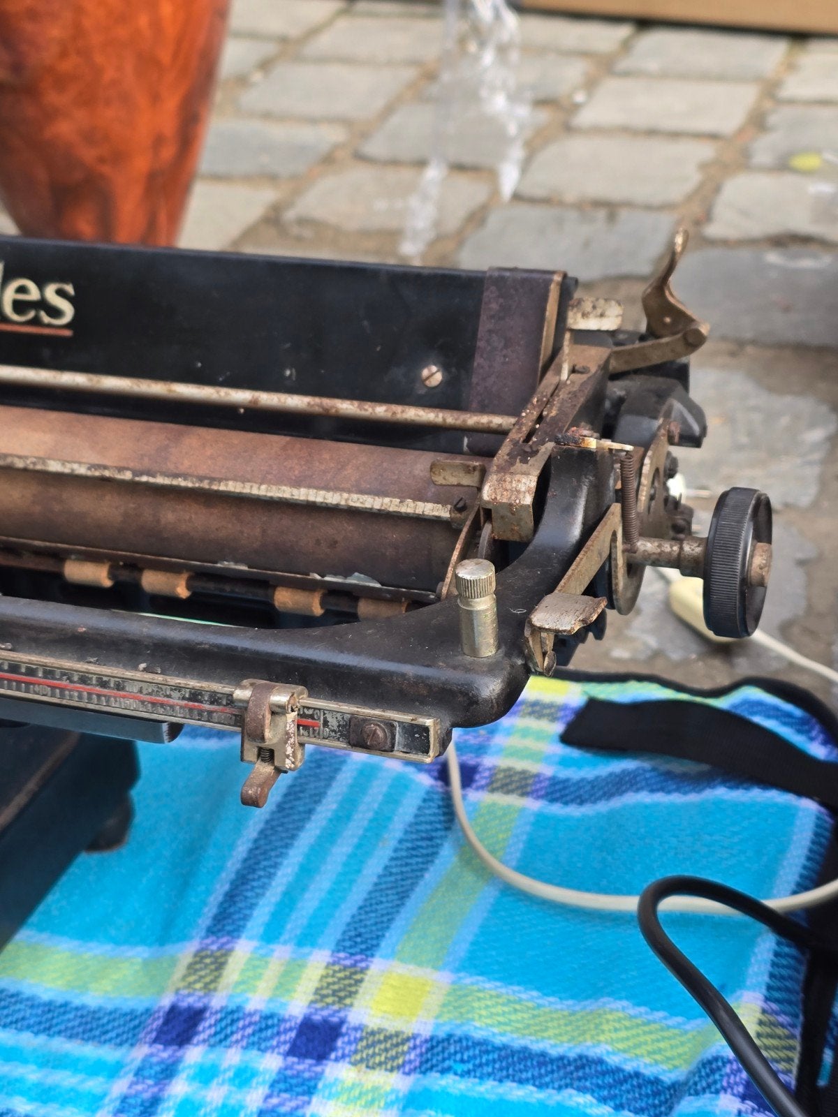 Originele Mercedes Typmachine zwart uit 1940, Ophalen