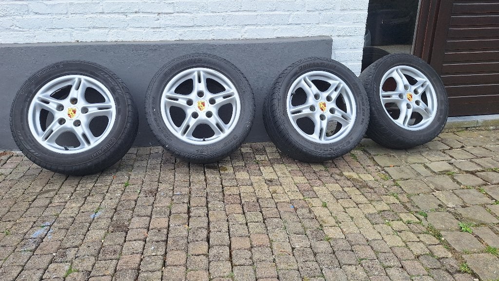 Porsche 16 inch velgen, Auto-onderdelen, Banden en Velgen, Ophalen, 16 inch, Velg(en)
