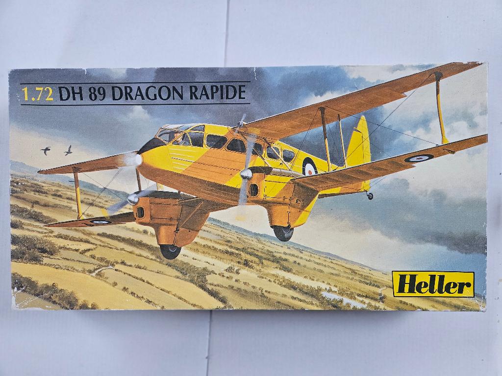 MAQUETTE  HELLER DH DRAGON RAPIDE, Enlèvement, Heller