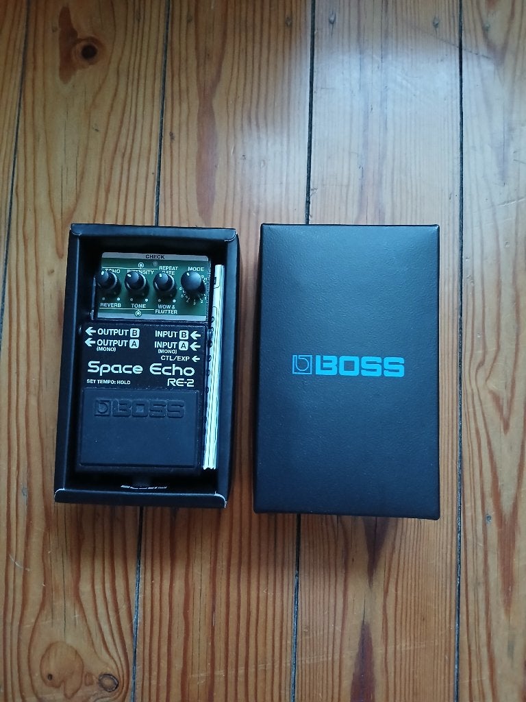 BOSS RE-2 space echo DELAY/REVERB, Muziek en Instrumenten, Effecten, Ophalen of Verzenden, Zo goed als nieuw, Delay of Echo