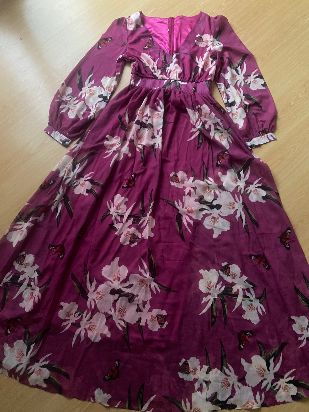 Robe longue fleurie – Taille M, Enlèvement ou Envoi, Comme neuf