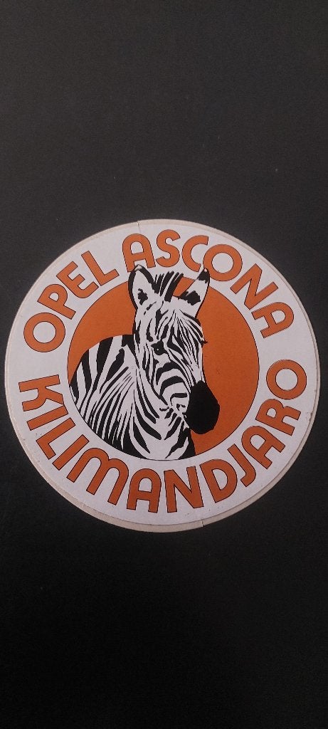 Sticker autocollant Rally opel ascona kilimandjaro, Envoi, Utilisé