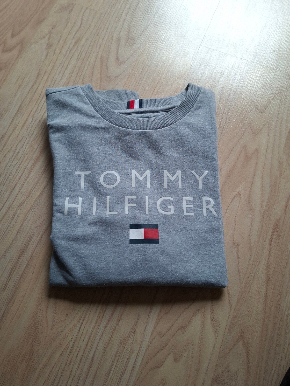 PULLOVER TOMMY HILIFGER GRIJS 14J, Garçon, Pull ou Veste, Comme neuf, Tommy Hilfiger