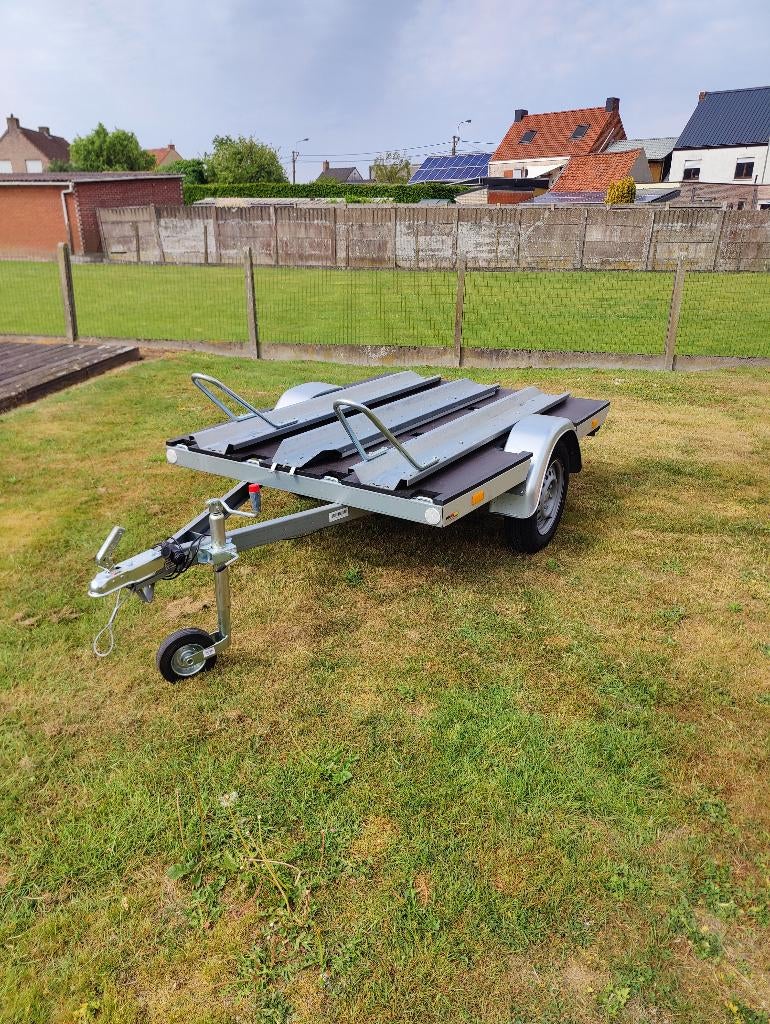 Motoraanhanger / Motortrailer – Remorque Moto – STEMA, Ophalen of Verzenden, Gebruikt