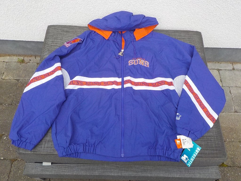 veste coupe-vent vintage NBA Starter Phoenix Suns Illusion, Enlèvement ou Envoi, Neuf, Vêtements