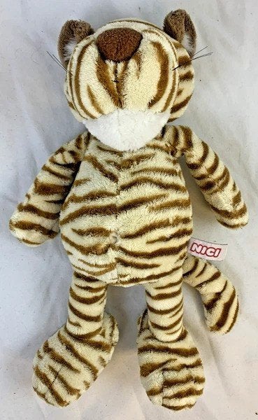 NICI Wild Friends Tijger knuffel pluche bruin gestreept 28cm, NICI, Zo goed als nieuw, Middelgroot (20 tot 80 cm), Bruin