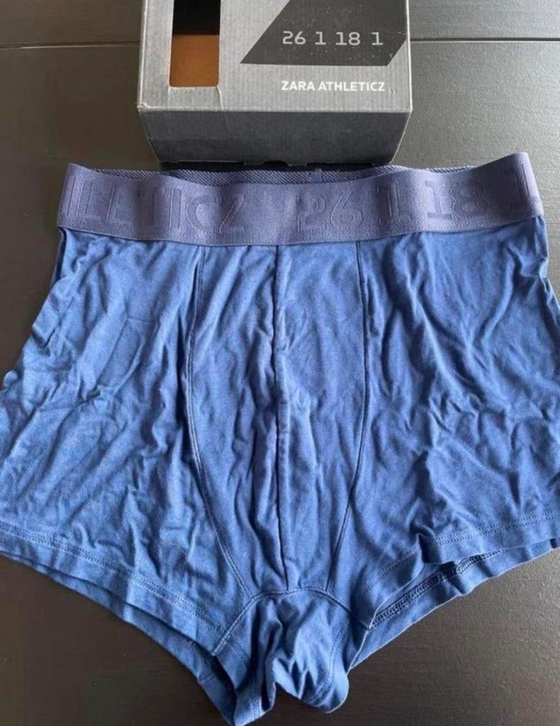 Boxer de sport Zara Athletic Nouveau, Envoi, Bleu, Boxer