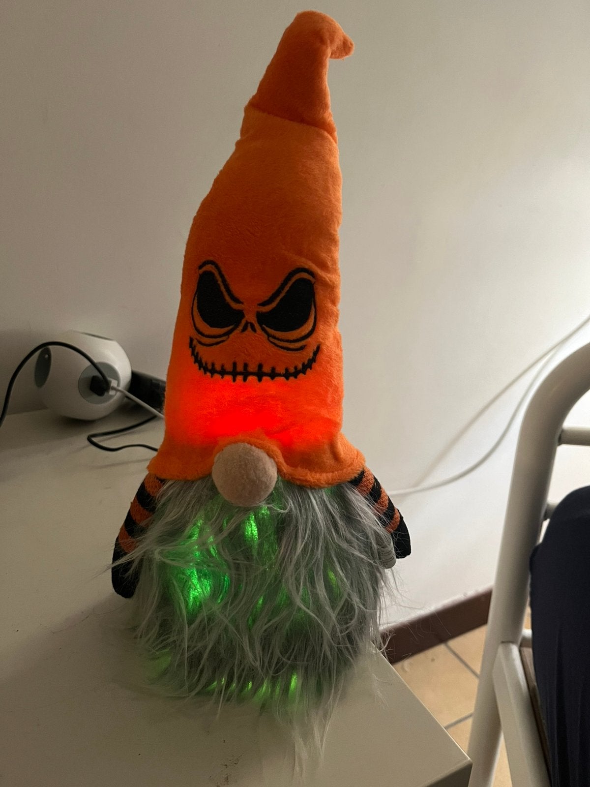Halloween Tuinkabouter, Hobby en Vrije tijd, Feestartikelen, Ophalen, Zo goed als nieuw, Versiering