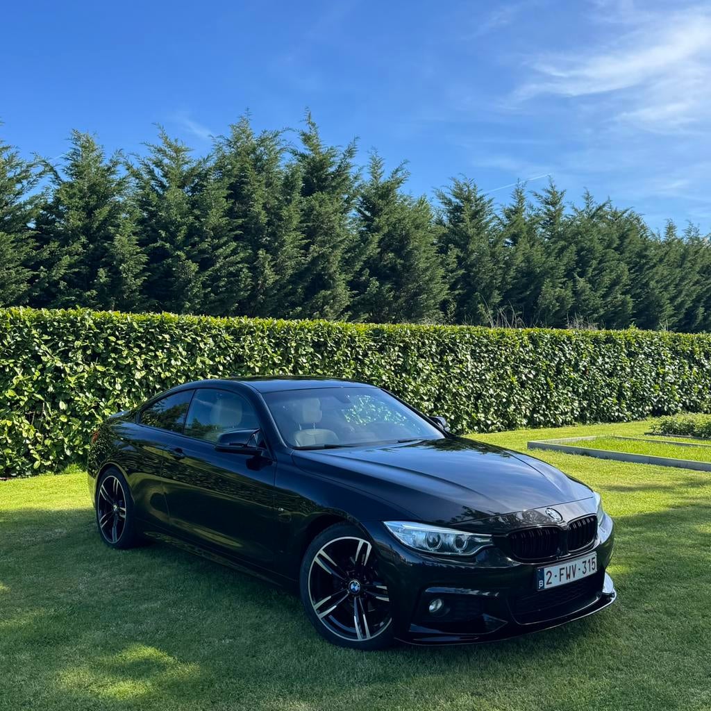 BMW 418D coupe M pakket, Auto's, Achterwielaandrijving, 4 cilinders, 1435 kg, Zwart