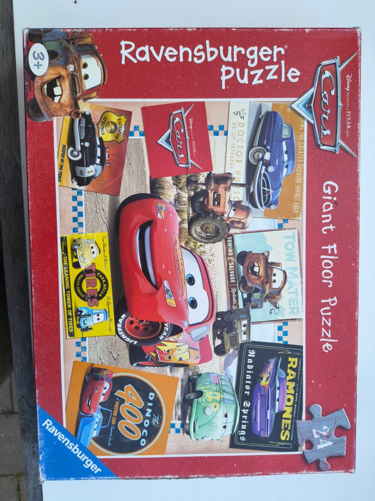 Cars - Grote puzzel- Grondpuzzel - 24 st, Ophalen