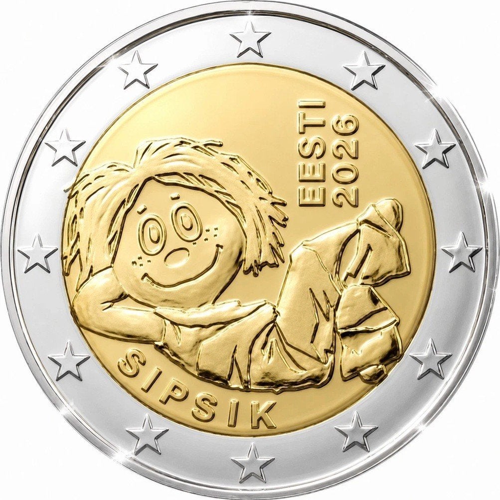 Estland 2026 - Sipsik - 2 euro UNC, Postzegels en Munten, Munten | Europa | Euromunten, Ophalen of Verzenden, Estland, 2 euro