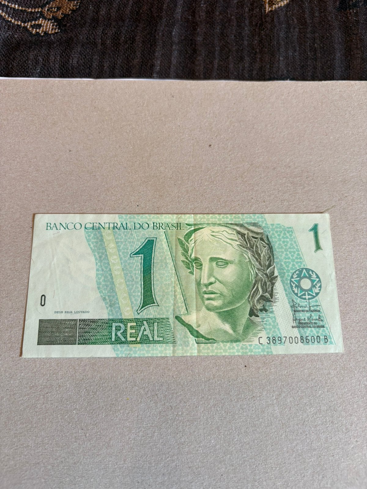 Braziliaans bankbiljet 1 Real – Kolibries (1994–2005), Ophalen of Verzenden, Zuid-Amerika, Los biljet
