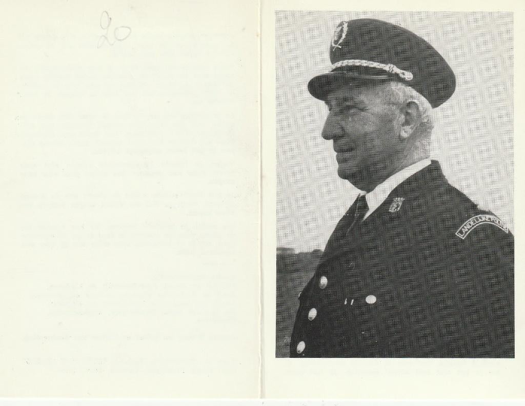 Ere Veldwachter Martinus Driesen, Ophalen