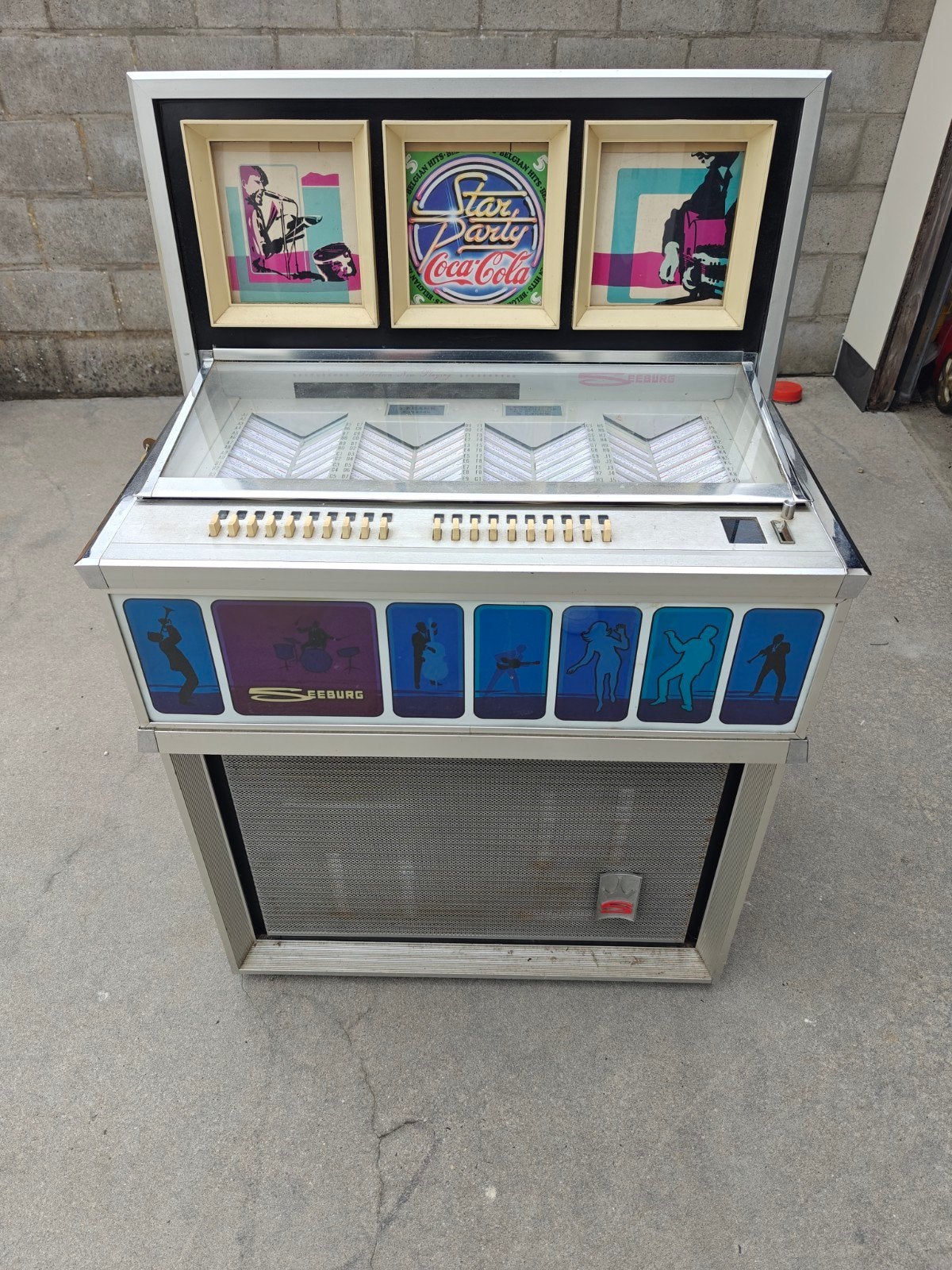 Zeldzame Seeburg S100 Phono-Jet jukebox 1967 – werkend + pla, Verzamelen, Automaten | Jukeboxen, Ophalen, Seeburg