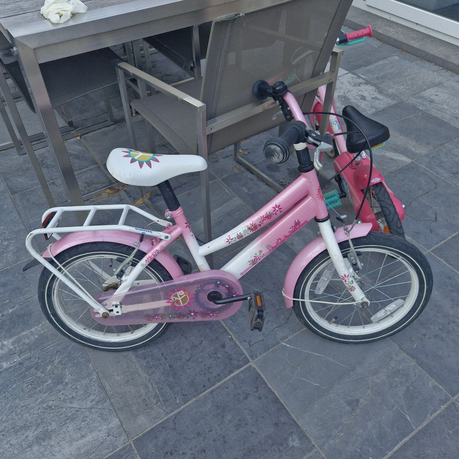 meisjesfiets 16inch, Ophalen