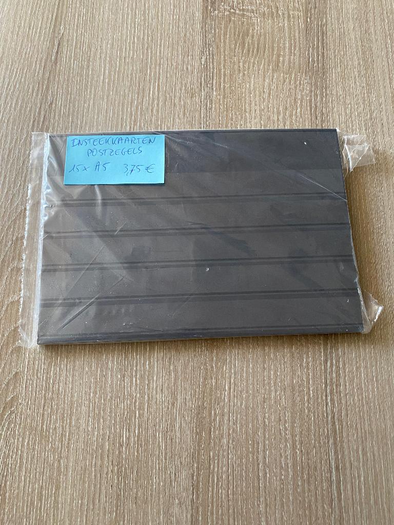 Set de 15 cartes de classement A5 pour timbres, Enlèvement ou Envoi, Album de collection