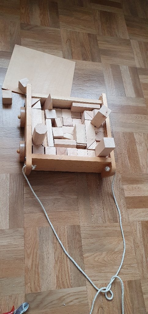 Houten blokken speelgoed, Kinderen en Baby's, Ophalen, Gebruikt