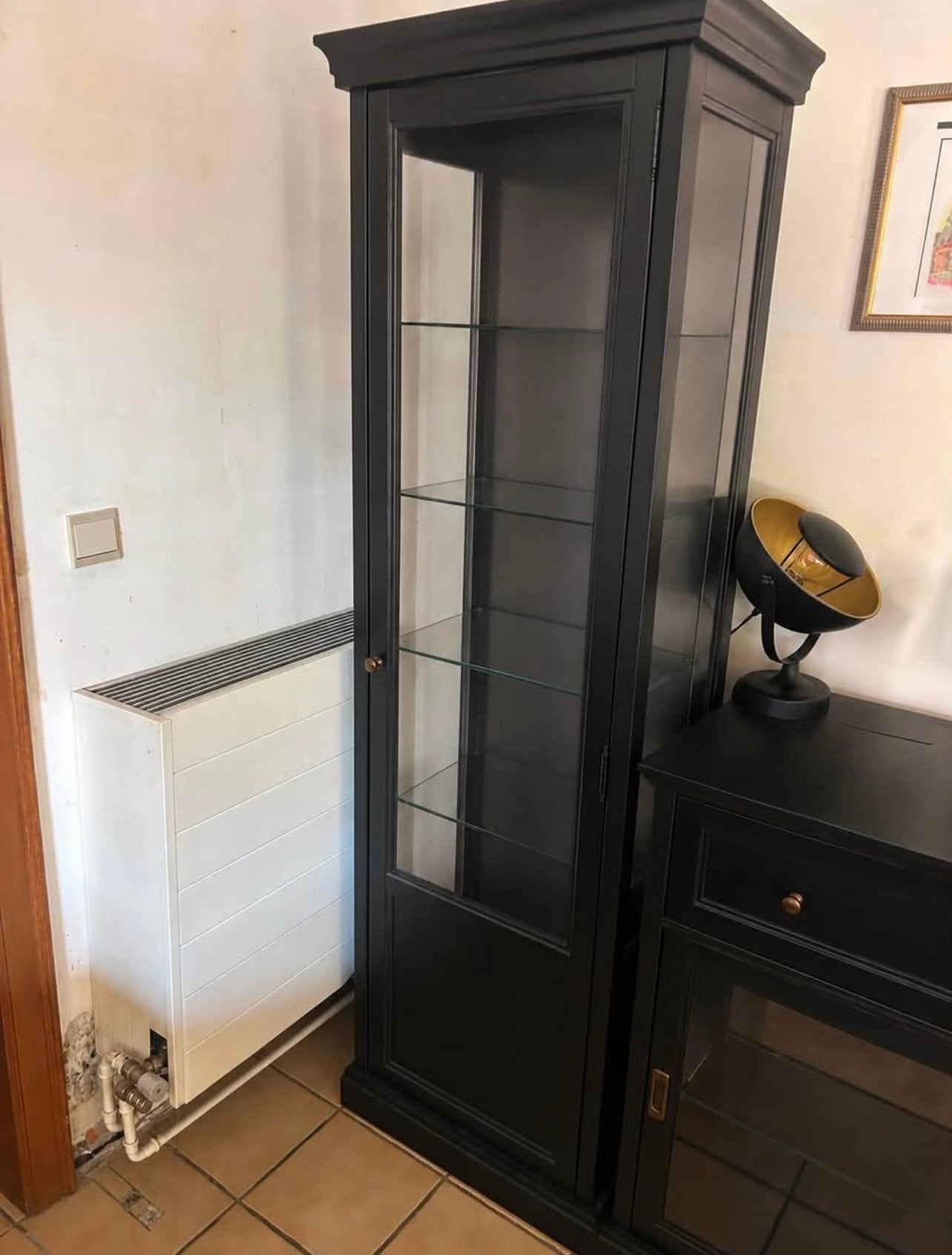 Malsjö vitrinekast dressoir, Ophalen, Zo goed als nieuw
