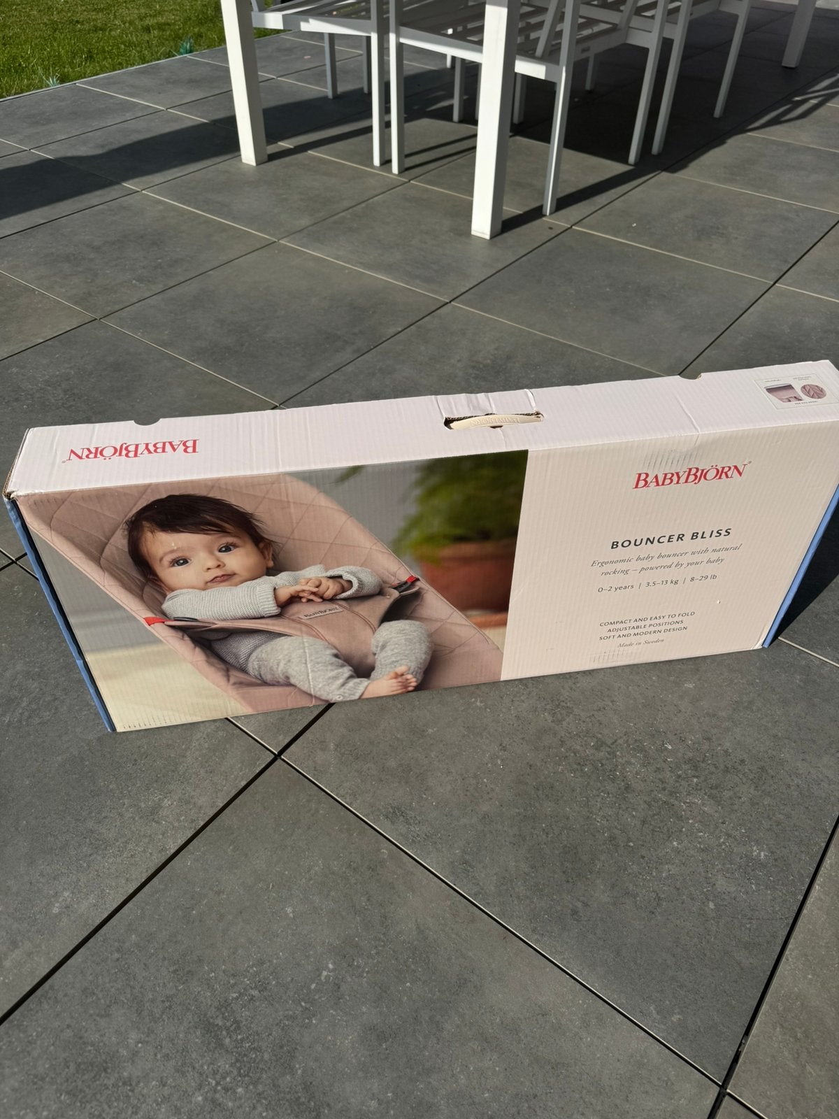 Transat BabyBjörn Bliss rose + arche de jeux + boîte – 120 €, Enfants & Bébés, Enlèvement, Comme neuf