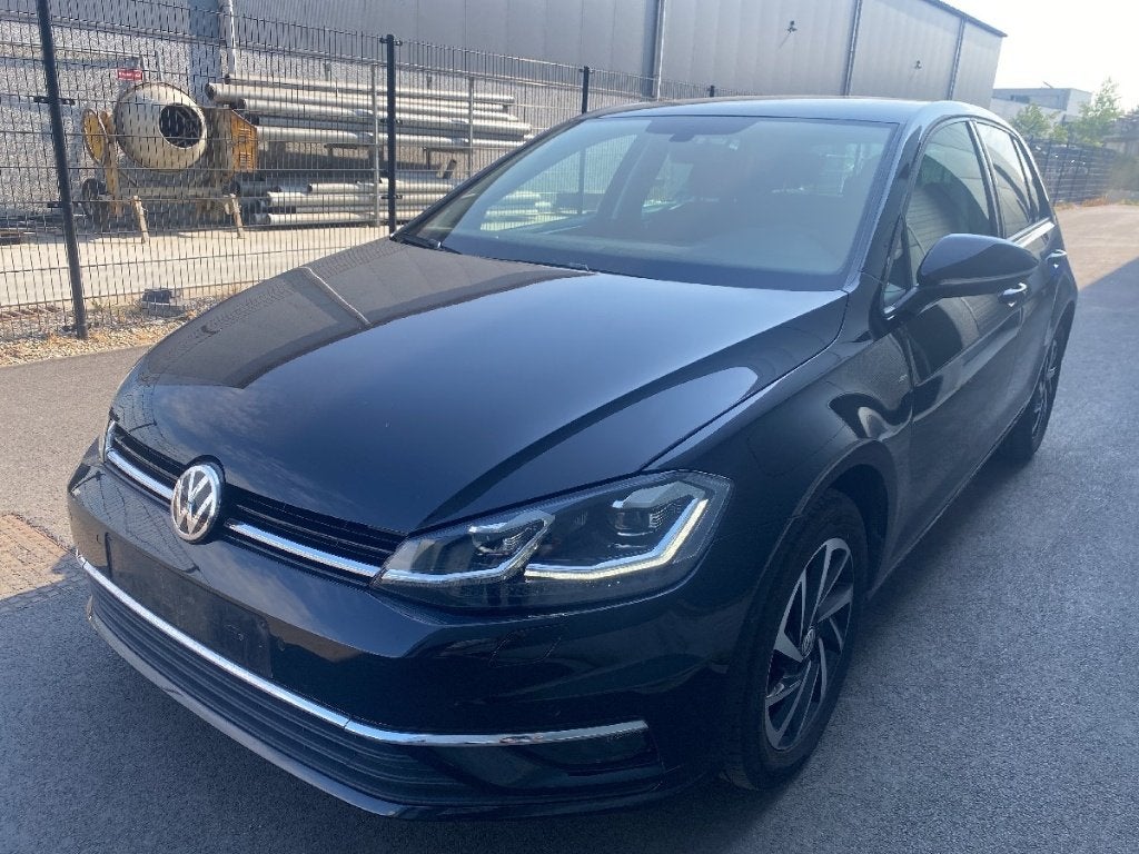 VOLKSWAGEN GOLF VII JOIN 1600 TDI 2018 BON ÉTAT QUELQUES KM, Feux de virage, Entreprise, Carnet d'entretien, Noir