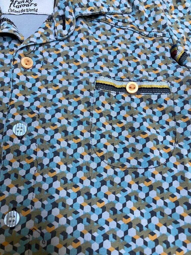 polo 4Funky Flavours maat 122/128, Kinderen en Baby's, Ophalen of Verzenden, Zo goed als nieuw, Shirt of Longsleeve, Jongen