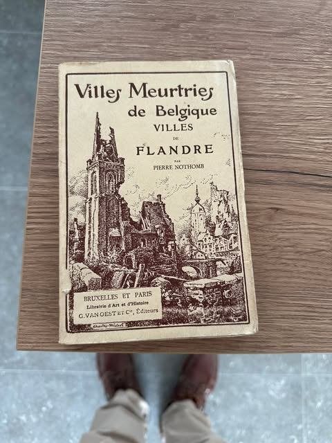 Belgium Meurcher cities Pierre Nothomb 1917, Enlèvement ou Envoi, Pierre Nothomb, Utilisé, 20e siècle ou après